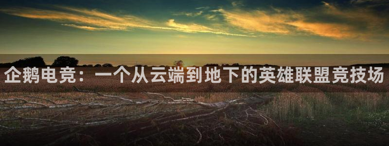 一竞技官网：企鹅电竞：一个从云端到地下的英雄联盟竞技场