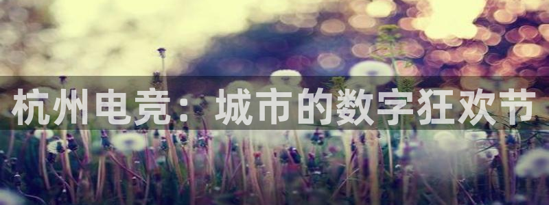 一竞技app下载安装：杭州电竞：城市的数字狂欢节